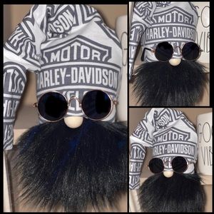 🖤  Handmade Harley Davdison Motorcycle Gnome